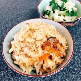 お餅で簡単☆とり五目おこわ